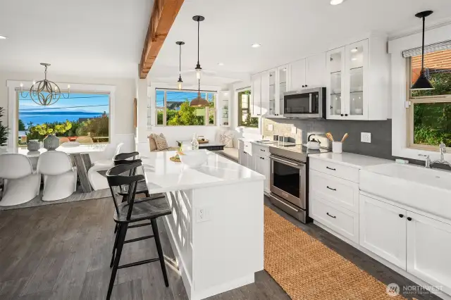 Views from kitchen looking west