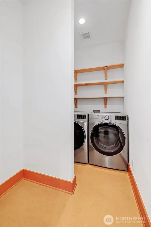 Everyone love a large pantry and designated laundry room, and on the main floor for easy access.