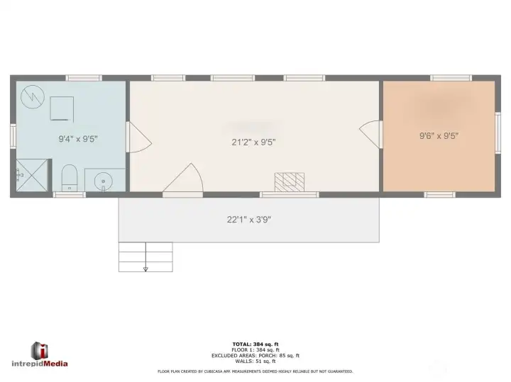 Outbuilding/Flex space  with Bathroom and Laundry