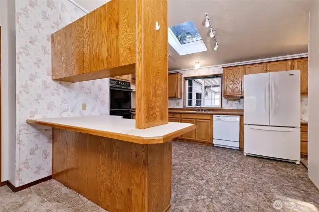 Eating area in the kitchen