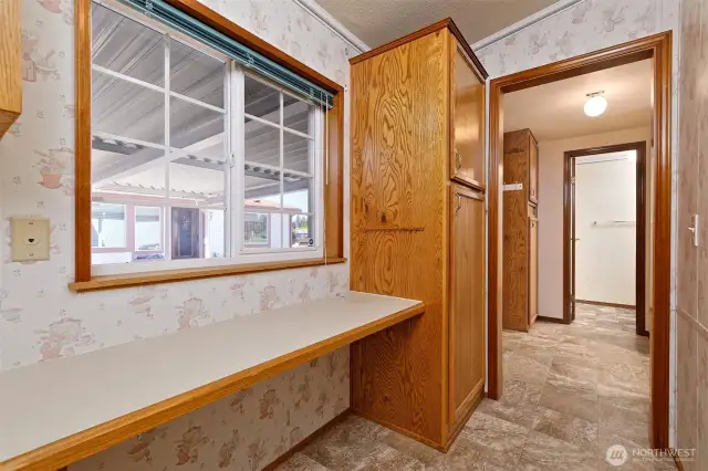 So much storage in this house!