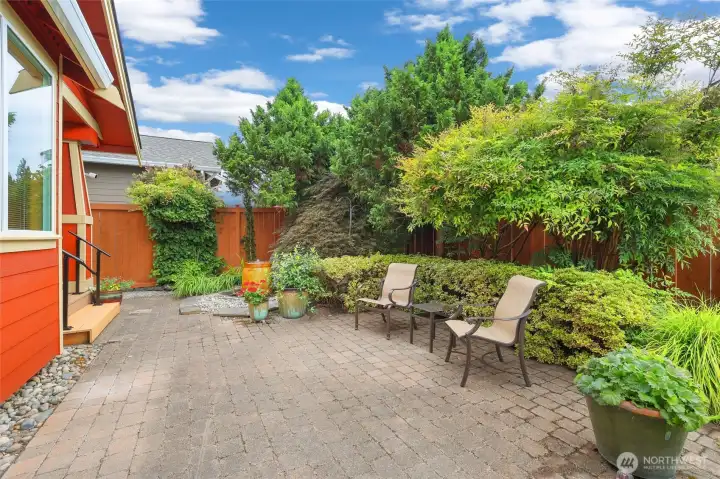 Nice patio space