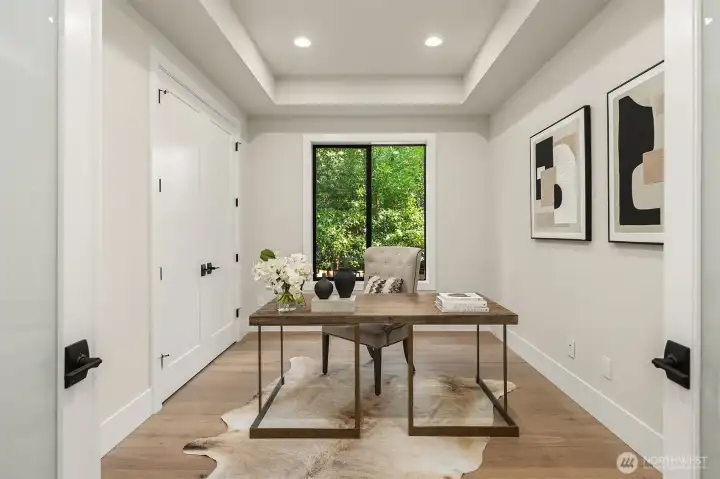 Dedicated den and dining room