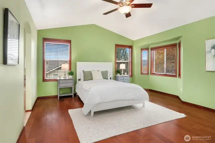 Large Primary Suite with Snoqualmie Valley View!