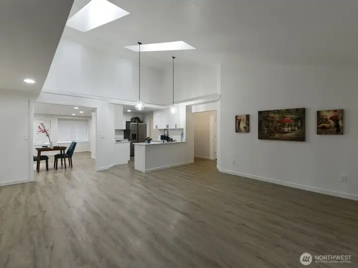 Over 1800 sq ft of living space.