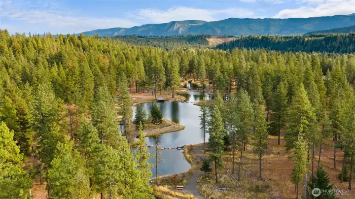 These scenic community lakes are surrounded by walking trails, mature trees, and open meadow grasses - creating peaceful views and casual recreation.