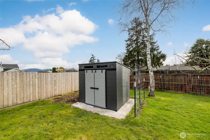 Handy new storage shed
