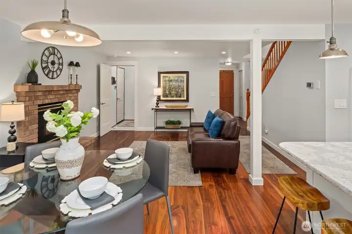 Dining Are and Family Room