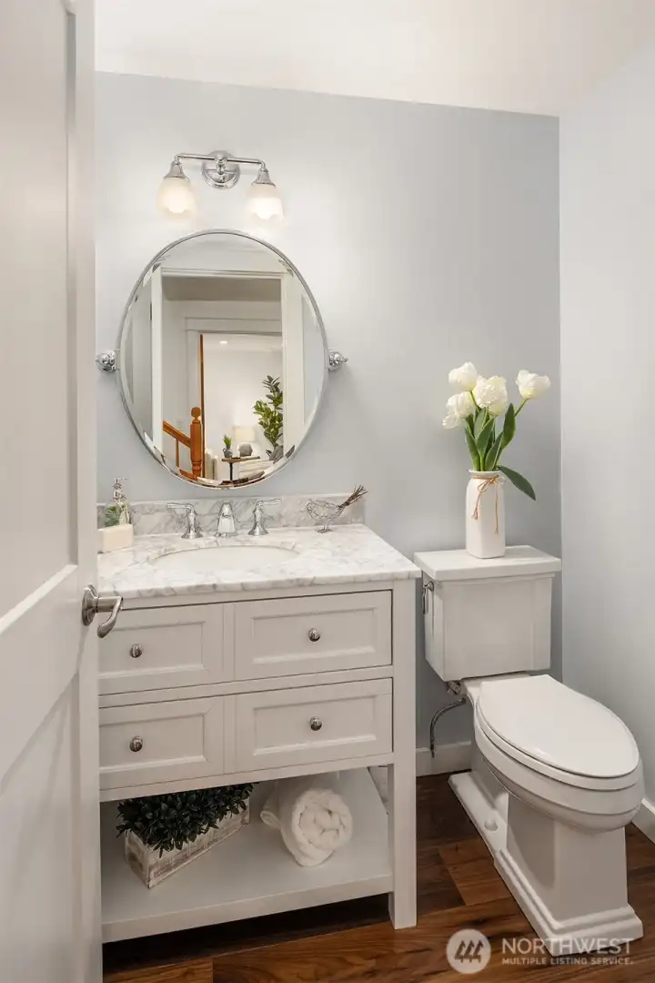 Remodeled podwer room