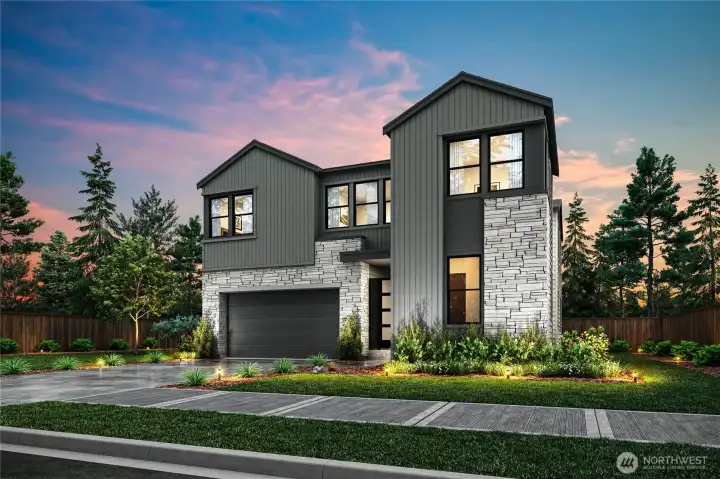 Exterior Rendering for marketing purposes only. Colors and features may vary.