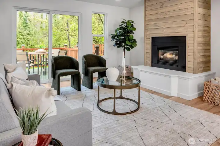 The bright, thoughtfully designed space effortlessly blends warmth and modern sophistication.