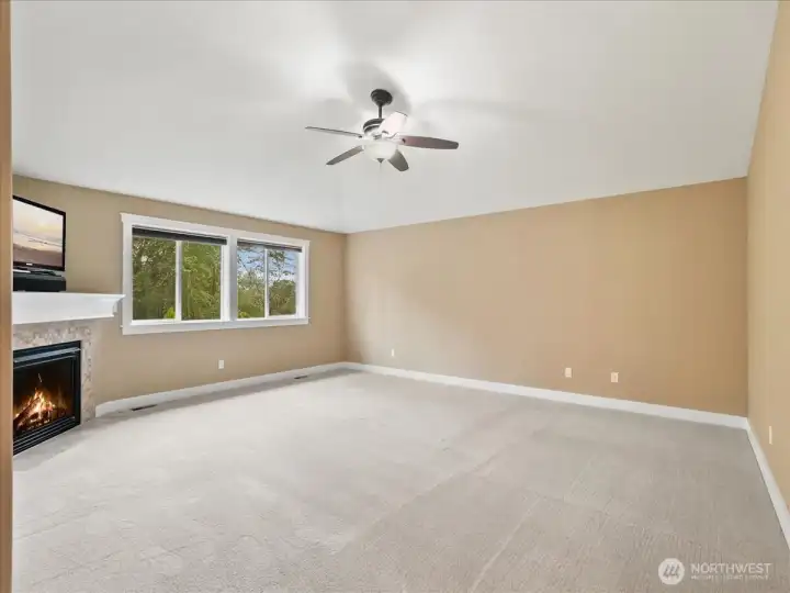 Primary bedroom!