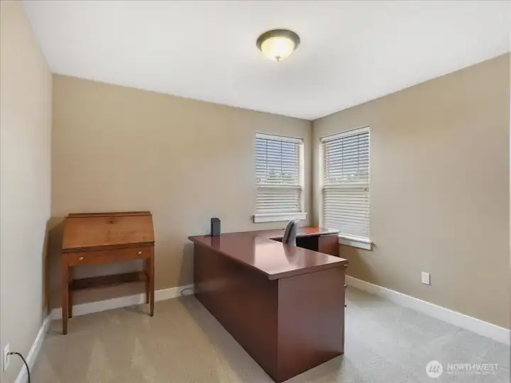 This is one of the bedrooms that was being used as a den.