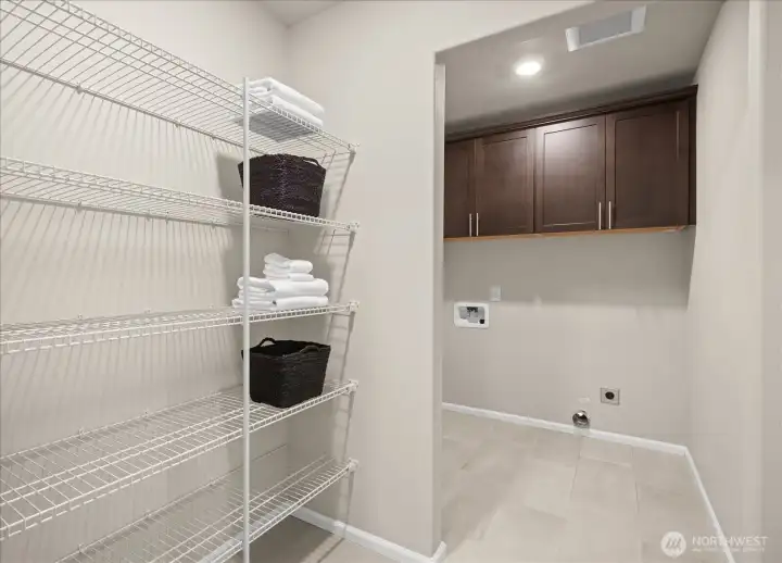 Laundry Room with Storage