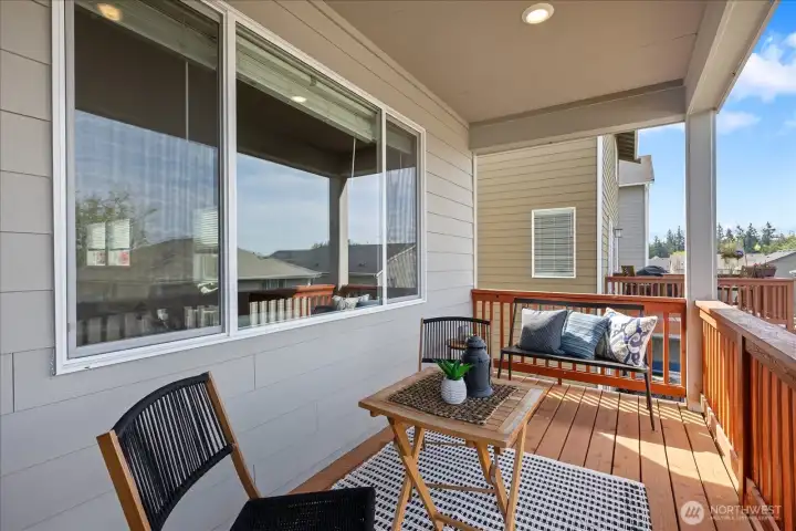 Outdoor Deck of the Main Living Area