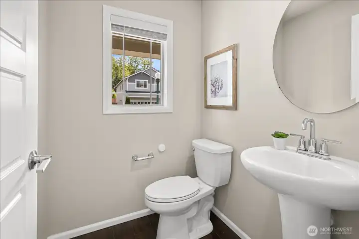 Half Bath on Main Floor
