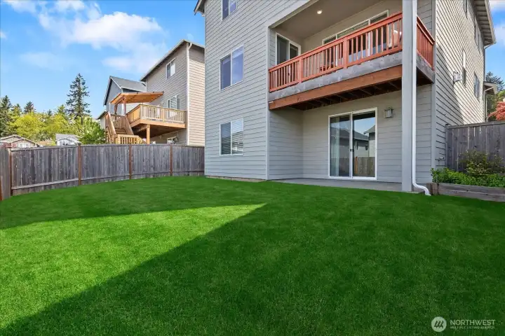 Lower Level Opens to Backyard