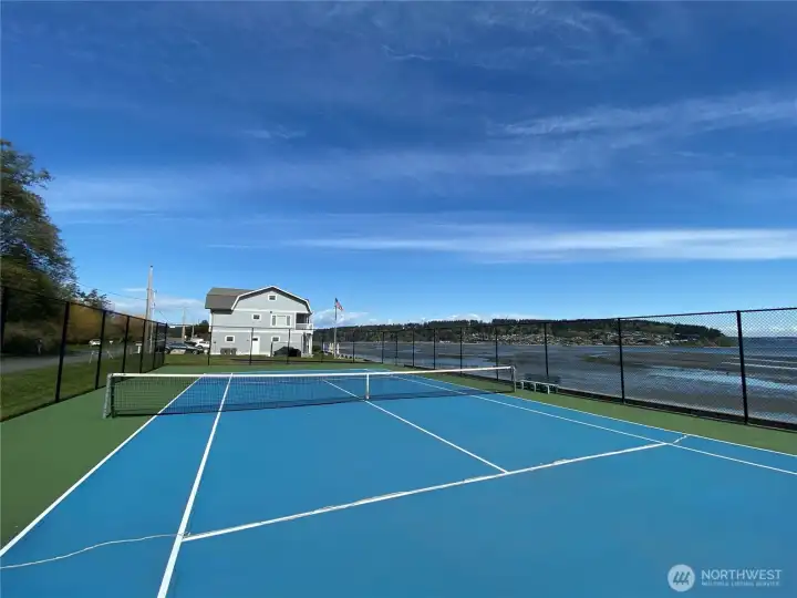 Tennis and Basketball courts - also right on the water!