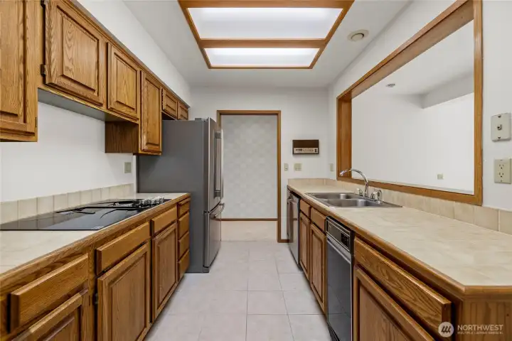 Enjoy this view every day from this kitchen