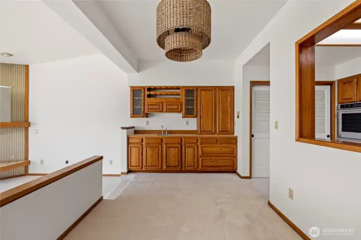 Dining area is nice size