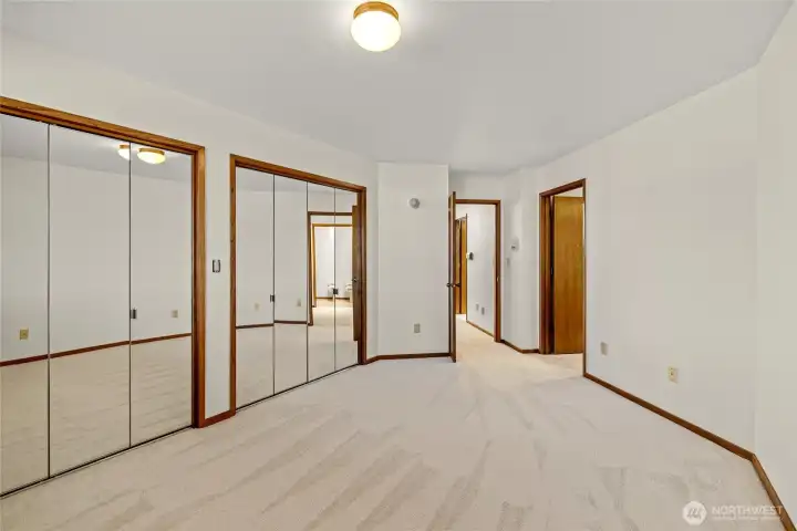 Another shot of the master leading to the master bath