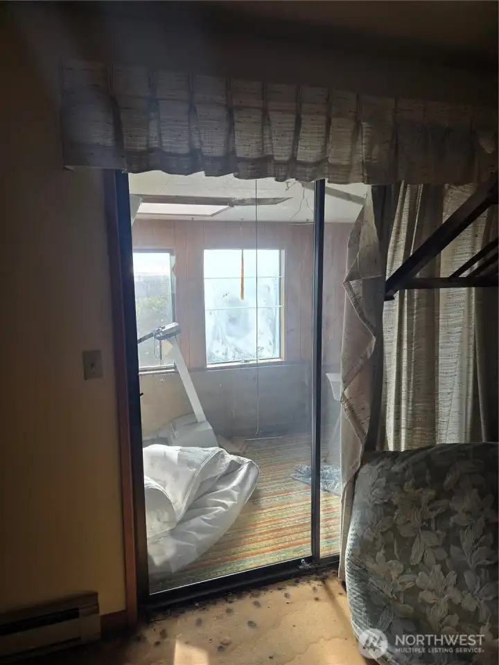 Bedroom #2 enclosed porch