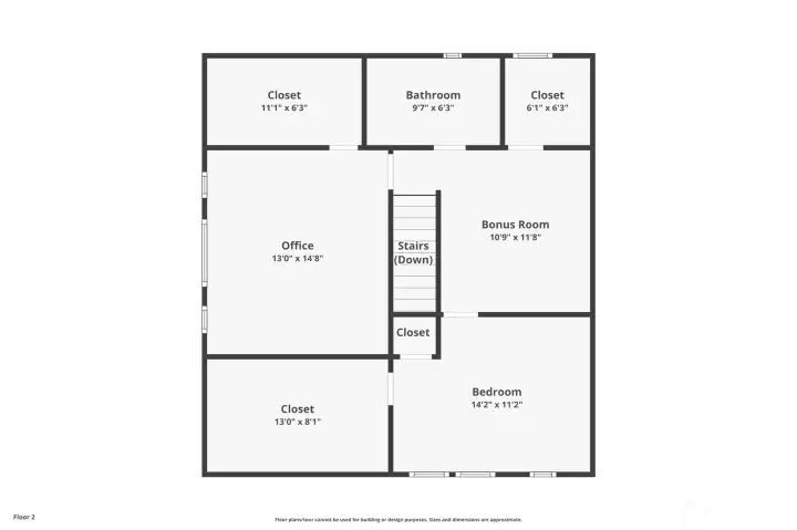 Second floor, floor plan Second floor, floor plan