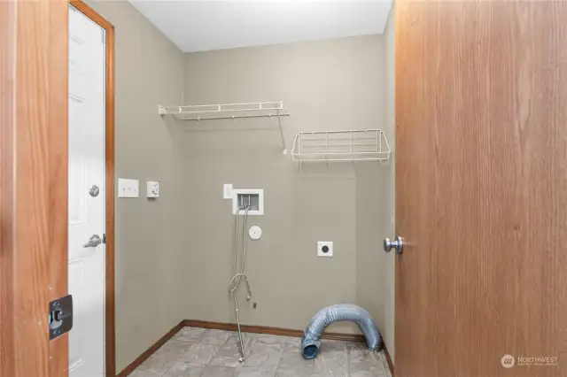 Laundry room on main floor