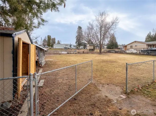 Fenced Backyard