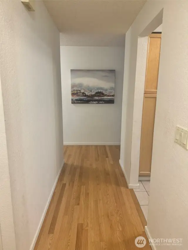 Entry Hallway. Hardwood floors
