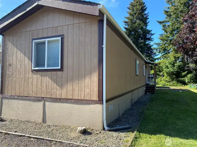 New exterior siding and paint