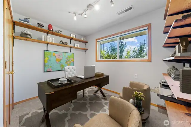 This room was used as an office as it is small and the perfect size!