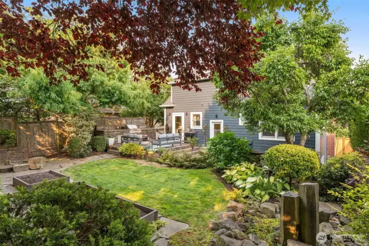 The backyard is unbelievable!