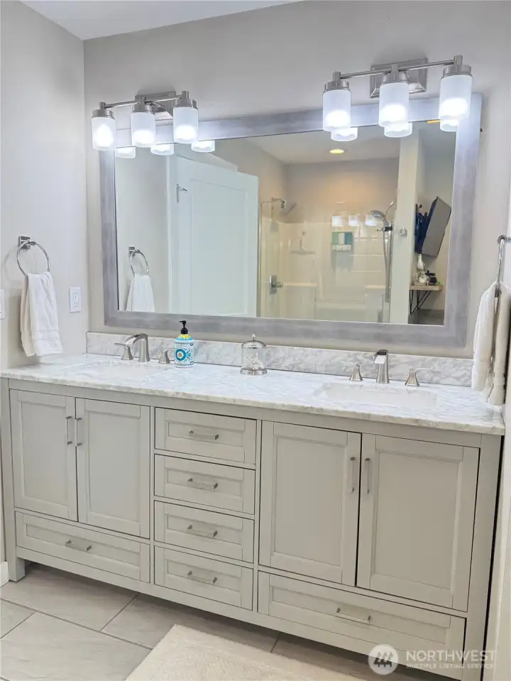 Primary bath vanity