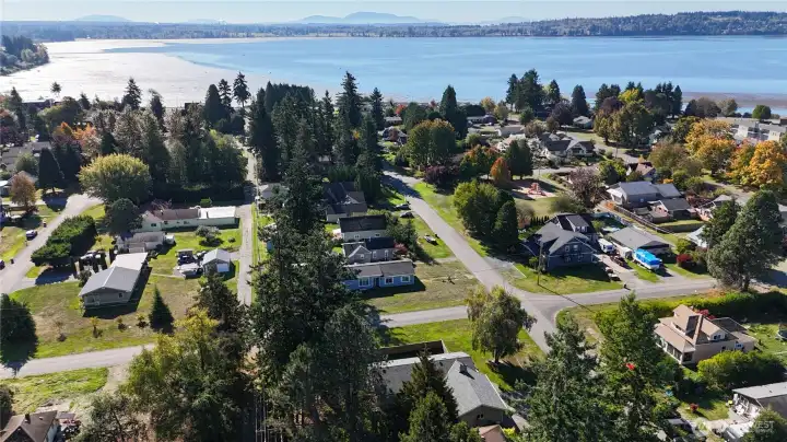 Walk to the beach from your front door! Property lower center of photo