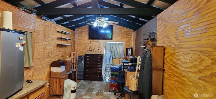 Interior of Craft Shed