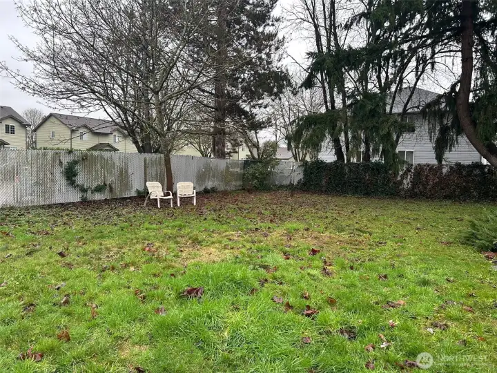 Picture of Lot on Garden Ct side of Property