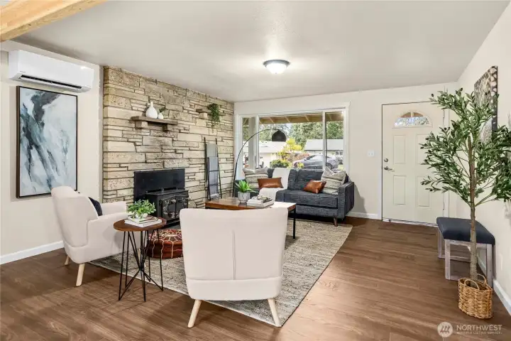 Inviting front entry welcomes you home