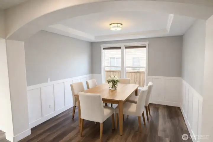 Dining Room Staged