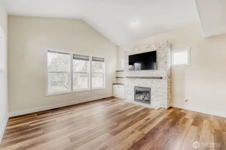 Custom Fireplace in Living Room