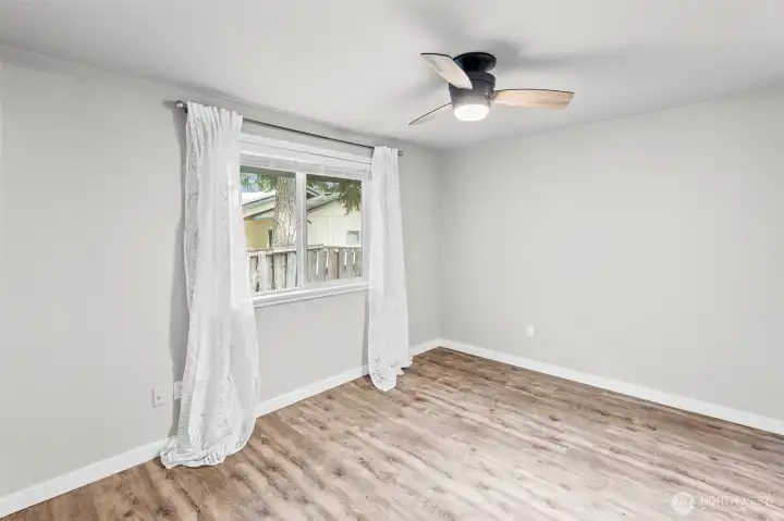 Ceiling fan in primary