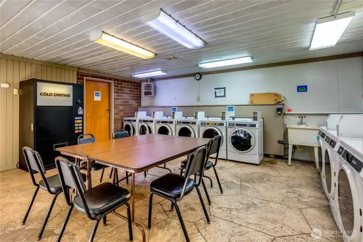 Laundry room.