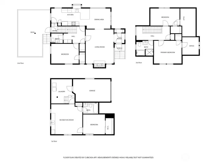 Floorplan of the home.