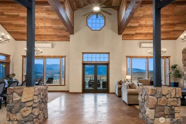 Wow.  That's the response we hear upon entering the home