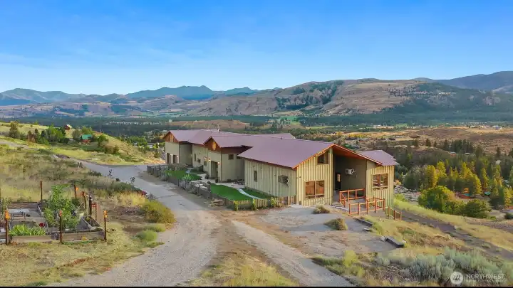 The lovely garden grows huge Zucchini, herbs and more! Watch our YouTube Video to see. SMART Drip irrigation.