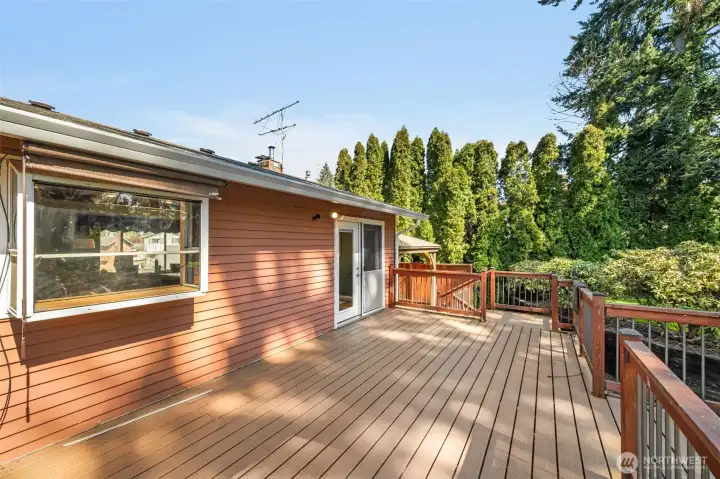 Huge entertainment sized deck