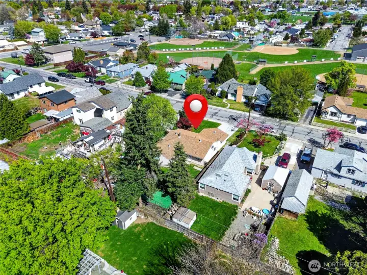 Arial view of rear of property Arial view of rear of property