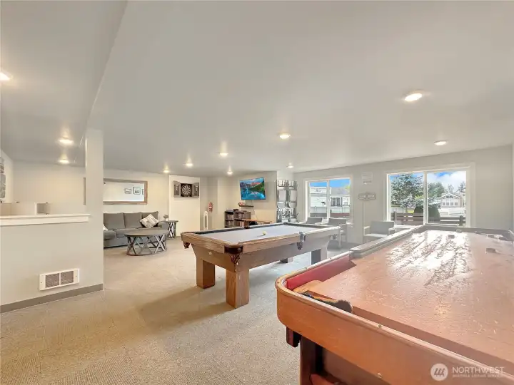 Pool table room
