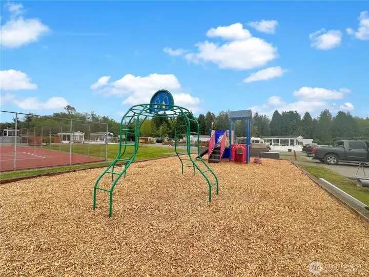 One of 2 playgrounds