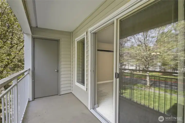 Private Deck & Storage